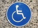 Hinweisschild für Behinderte Hinweisschild für Behinderte
